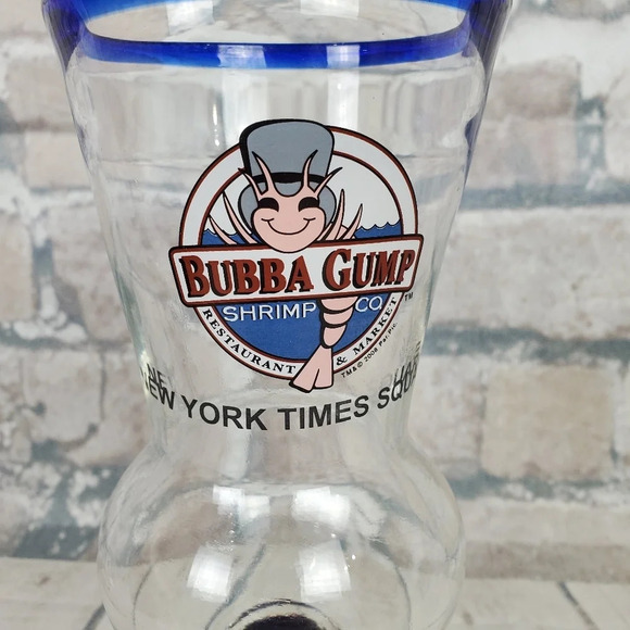 Bubba Gump Collectable Glass New York  Times Square - Picture 2 of 11